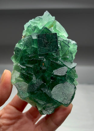 Rich Green Fluorite from Okorusu mine, Namibia