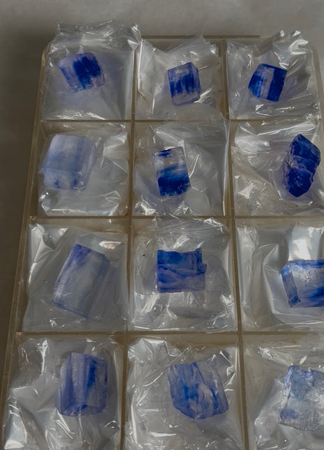 Blue Halite Specimens lot - 12 Pieces !