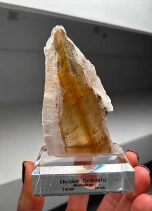 Icy Golden Selenite from Spain