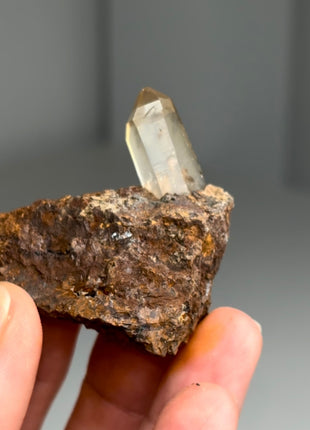 Yellow Citrine on Matrix