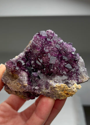 Purple Fluorite from Okorusu, Namibia
