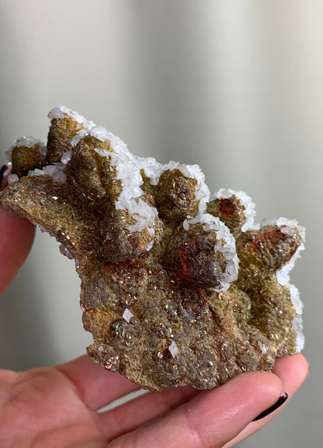 Wow ! Chalcopyrite with Calcite - From Trepca Mine, Kosovo