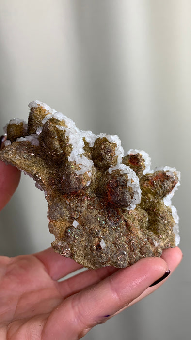 Wow ! Chalcopyrite with Calcite - From Trepca Mine, Kosovo