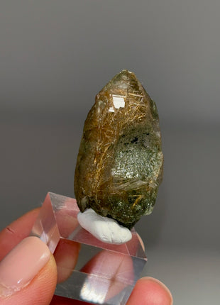 Rutile Green Chlorite Quartz - From Himachal Pradesh, Himalayas