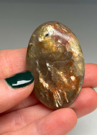 Golden Red Mica with Quartz