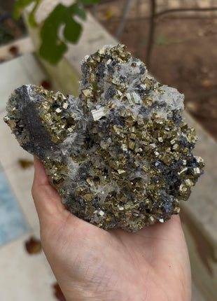 New ! Pyrite with Sphalerite and Quartz