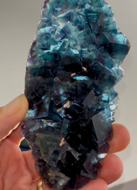 Blue Fluorite from Okorusu Collection # 792