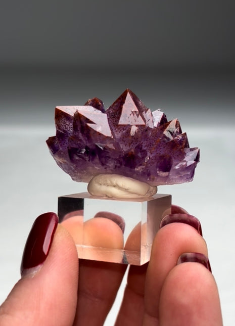 Red Amethyst from Thunder Bay, Canada