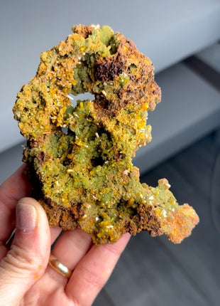Wulfenite with Mimetite from Ojuela mine