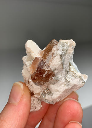 New Arrival ! Orange Topaz with Feldspar