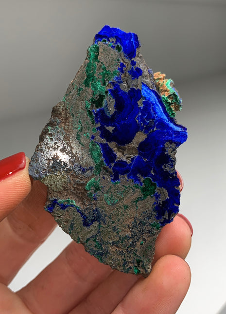 Rare and Amazing ! Blue Azurite from Siberia, Russia