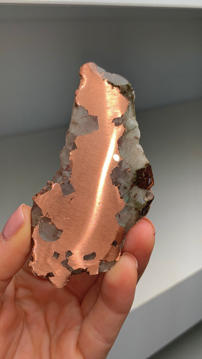 Copper Ore with Quartz, Epidote Specimen - From Keweenaw Peninsula, Michigan USA
