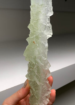 Stunning Green Halite Stalactite
 - From Lubin mine, Poland