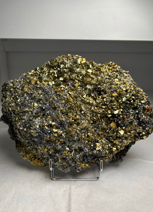 Big Size ! Pyrite from Borieva mine, Rhodope Mtns, Bulgaria