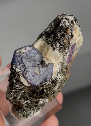 Blue Sapphire with Biotite from Madagascar PM1553