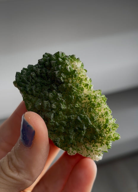 New ! Green Duftite with Calcite PM1657