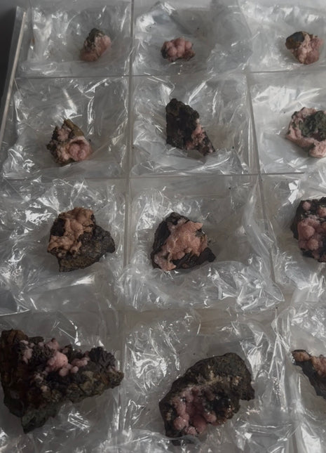 12 Pieces ! Pink Rhodocrosite Specimens Lot