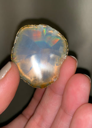 Rare Iris Agate with Rainbows