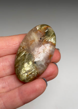 6 Piece Lot ! Golden Red Mica with Quartz