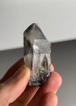 New ! Glittery Hematite Lithium Phantom Quartz