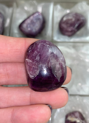 High Grade Flashy Lepidolite Lot - 9 Pieces !