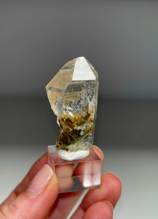 Rutile Green Chlorite Quartz - From Himachal Pradesh, Himalayas