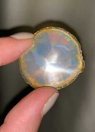 Rare Iris Agate with Rainbows