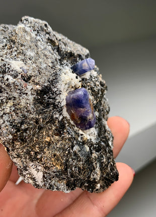 Rare Blue Sapphire with Biotite - From Madagascar # PM085