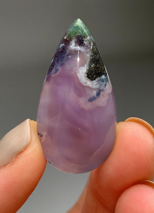 New Arrival ! Purple Moss Chalcedony