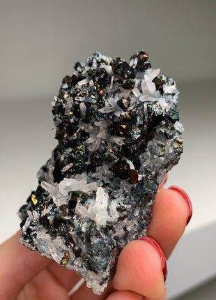 Rainbow Hematite with Quartz 🌈 From Elba Island, Italy