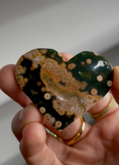 Pink Orbicular Ocean Jasper