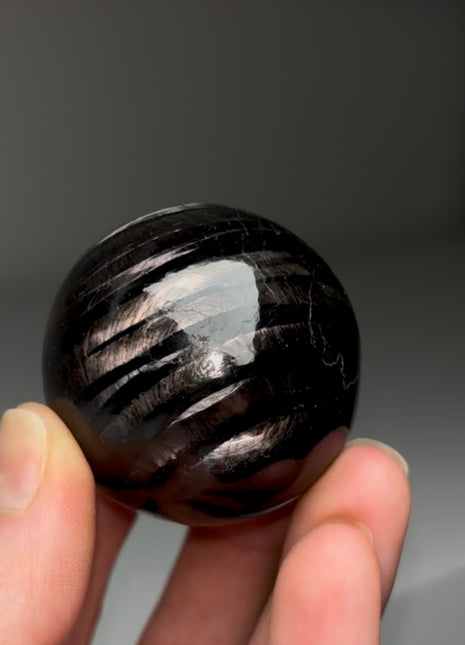 Flashy Hypersthene Sphere