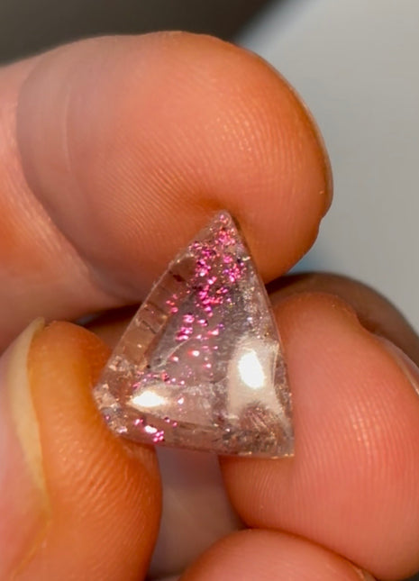 Firey Pink 💖 Gem Covellite in Quartz PM0868