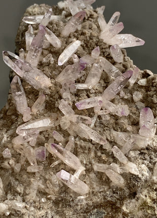 Quartz var Amethyst with Druzy Matrix - From Veracruz, Mexico