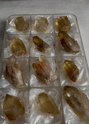 12 Pieces ! Kundalini Citrine Lot from Congo