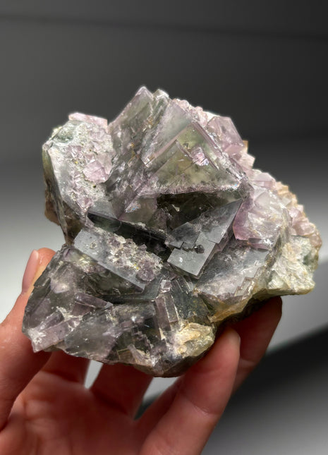 Green Purple Bicolor Fluorite from Weardale, England Collection # 292