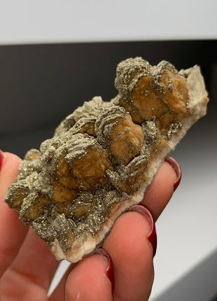 Yellow Barite Flower with Sparkly Pyrite 🔥