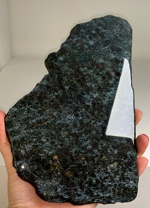 High Grade Specularite Slab from Lake Superior, Michigan