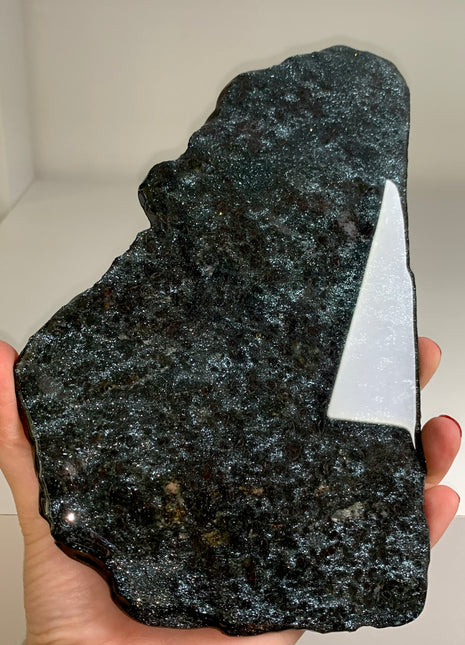 High Grade Specularite Slab from Lake Superior, Michigan