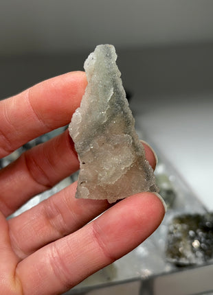 18 Pieces ! Druzy Blue Chalcedony with Apophyllite Lot