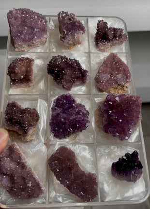 12 Pieces ! Amethyst Lot From Alacam Mine