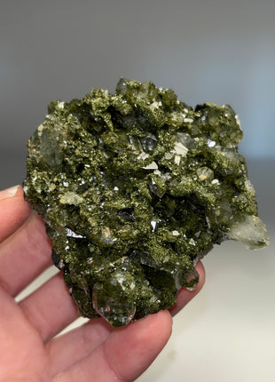 Forest Epidote with Quartz