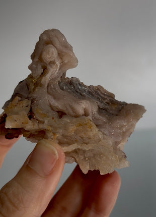 Unusual ! Amethyst after Chalcedony Specimen PM1319