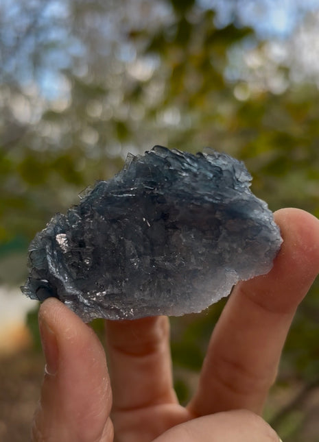 Blue Barite - From Cavnic mine, Romania