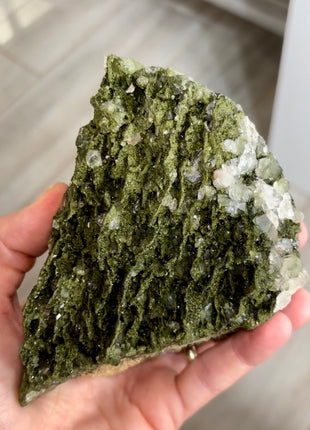 Very High Grade Forest Epidote with Quartz PM1222