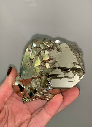 Elestial Pyrite Crystals- 550 Grams ! From Huanzala, Peru