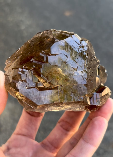 Gwindel Smoky Quartz - From Mont Blanc, France