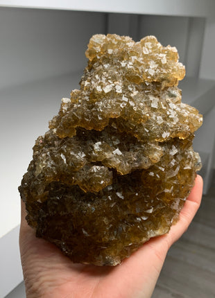 Huge Yellow Fluorite - From Spain