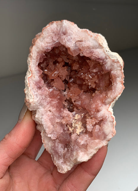 High Grade Pink Amethyst Geode- From Argentina