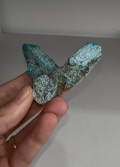 New ! Blue Chrysocolla with Quartz